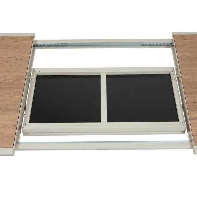 Table de jardin extensible rectangulaire PAVANE Malte / Argile