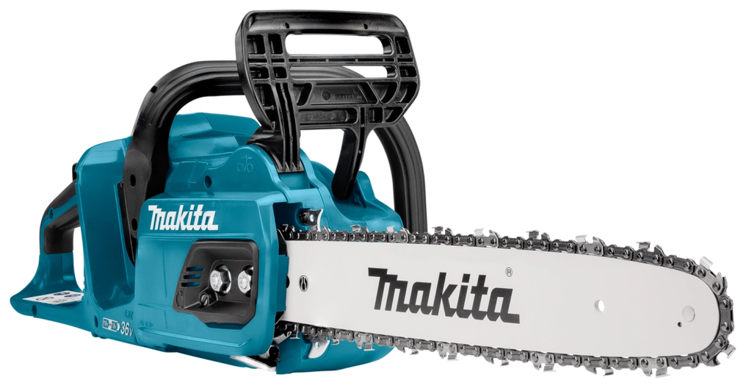 Makita DUC355PG4J 2x18V Li-Ion accu kettingzaag set (4x 6,0Ah) in Mbox - 350mm