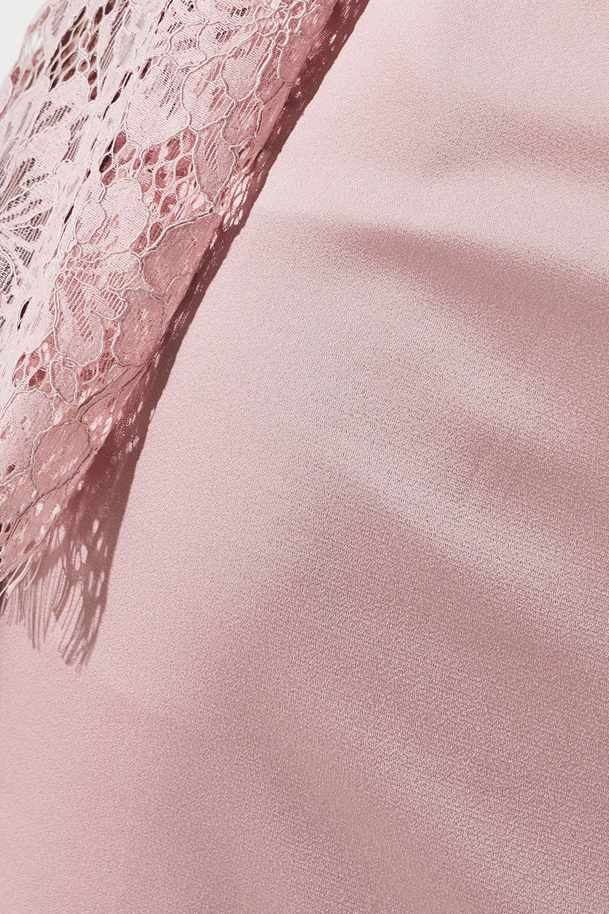 Coast Robe Portefeuille en Satin à Panneaux de Dentelle