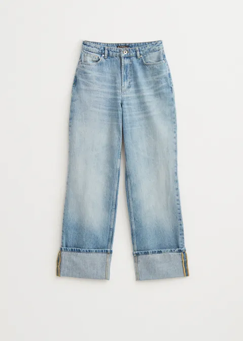 Roll-up jeans blauw (BLW.USM)