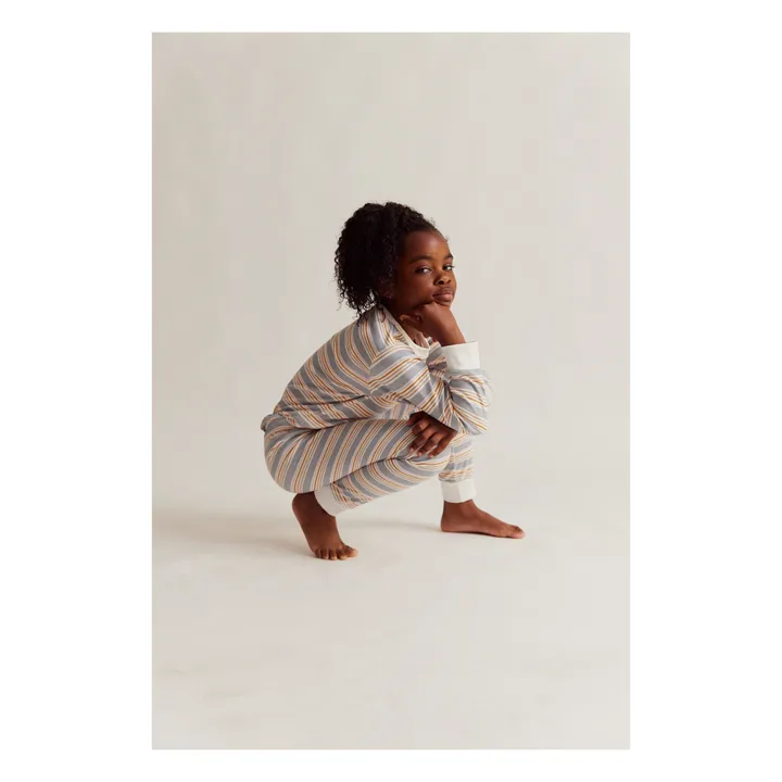 Sleepy Doe Pyjama Coton Bio Holiday | Gris