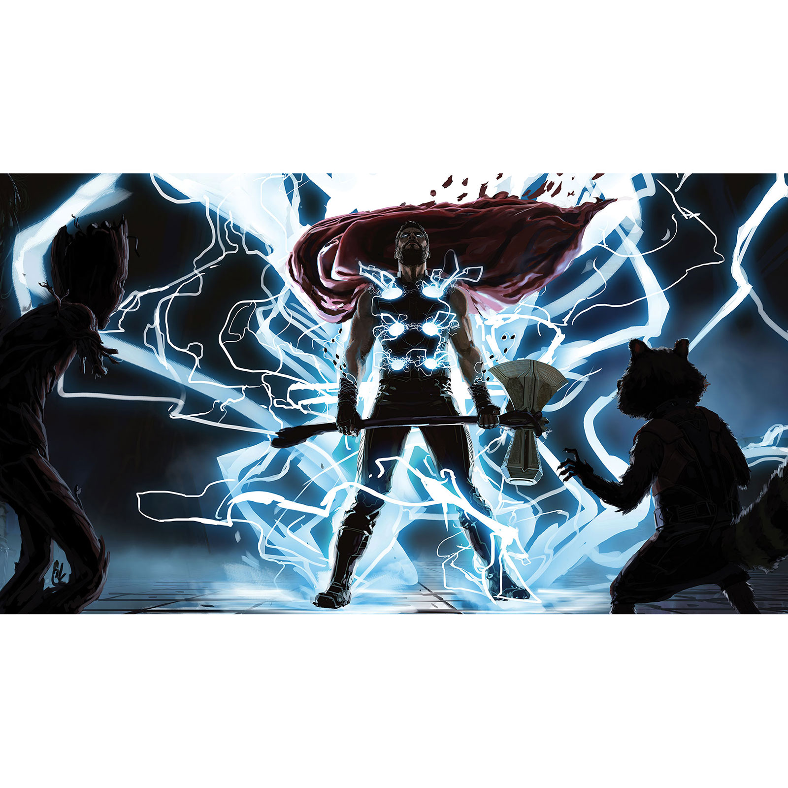 Vlies-Fototapete THOR GOD OF THUNDER - 500x280 cm