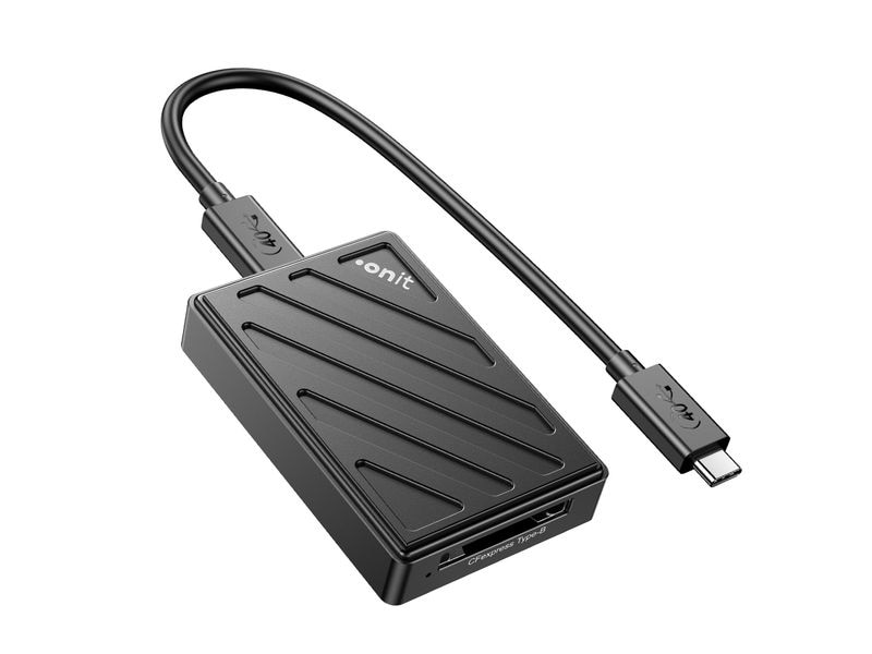 onit Card Reader Extern USB4 CFexpress Typ B Speicherkartenleser für grosse Datenmengen hochauflösender Inhalte