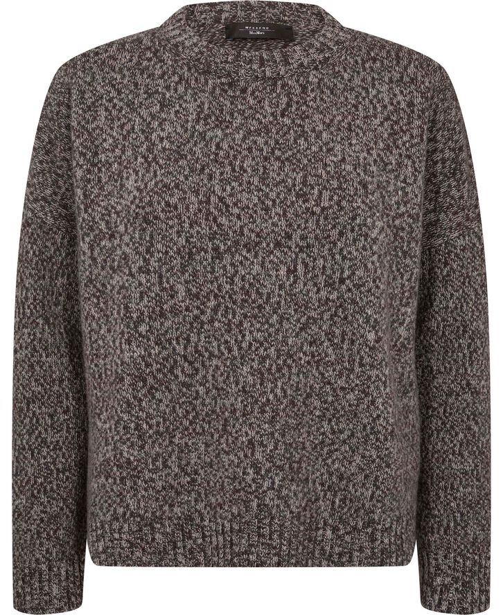 Weekend Max Mara MOXA Pullover 100% Wool Dark bown