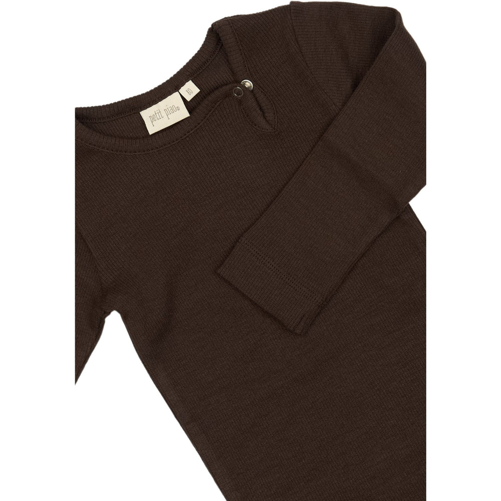 Køb Petit Piao Coffee Bean Body L/S Modal