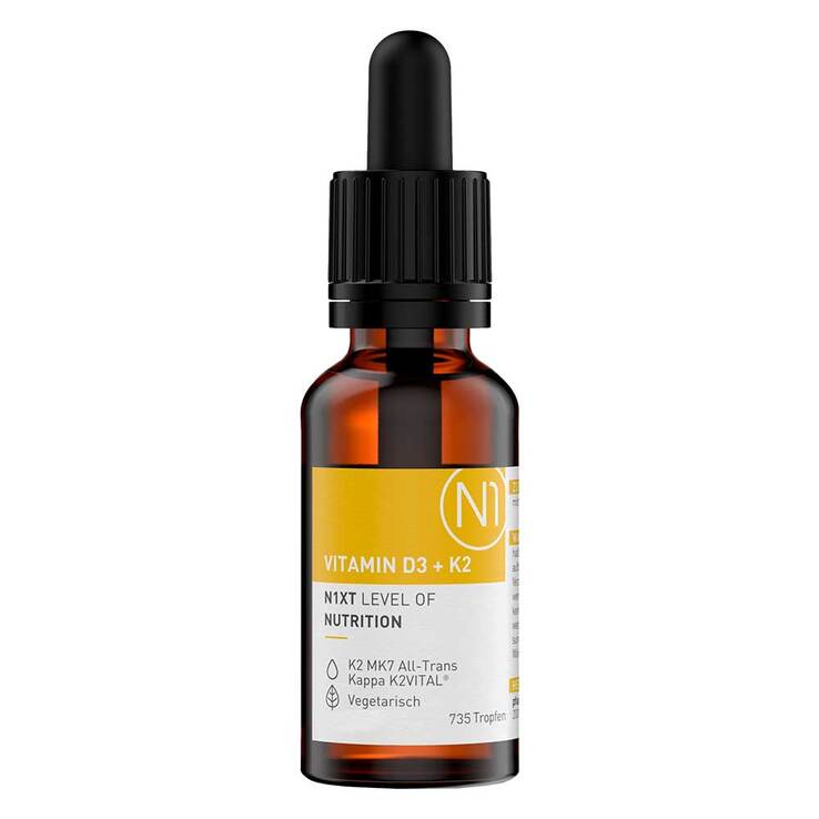 N1 Vitamin D3 + K2 Tropfen, 20 ml