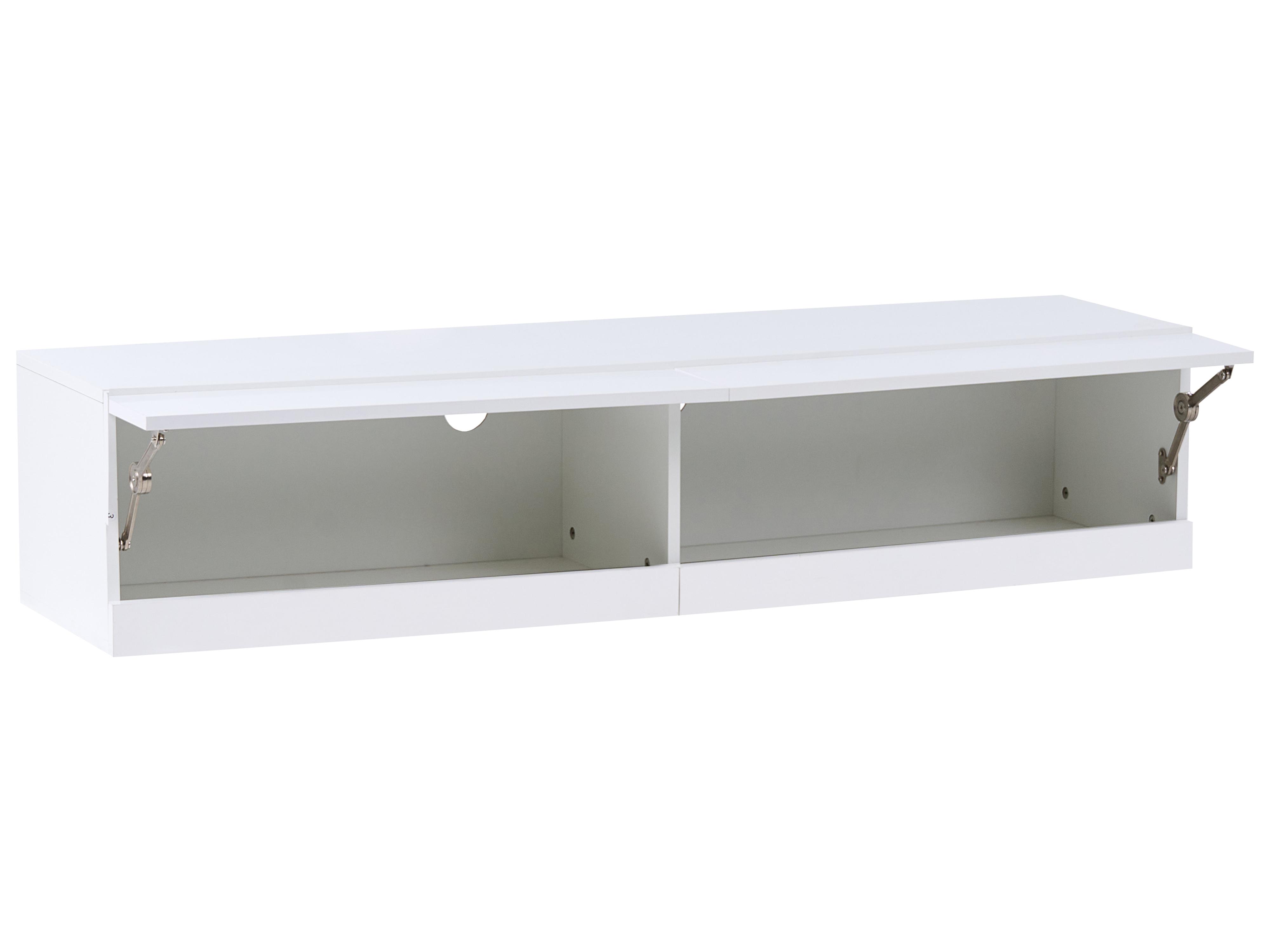 TV-meubel met LED EDMONTON Wit