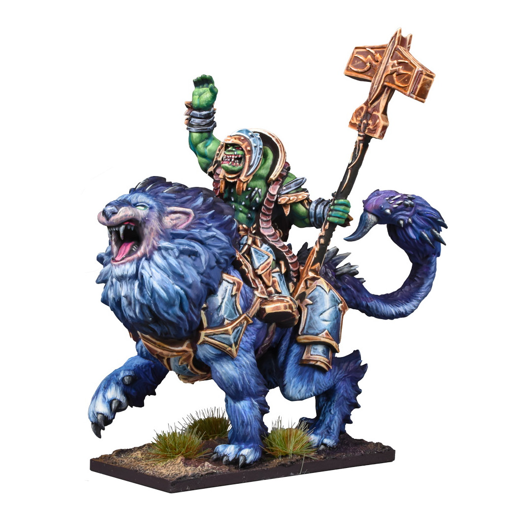 Kings of War - Riftforged Orc - Stormcaller on Manticore