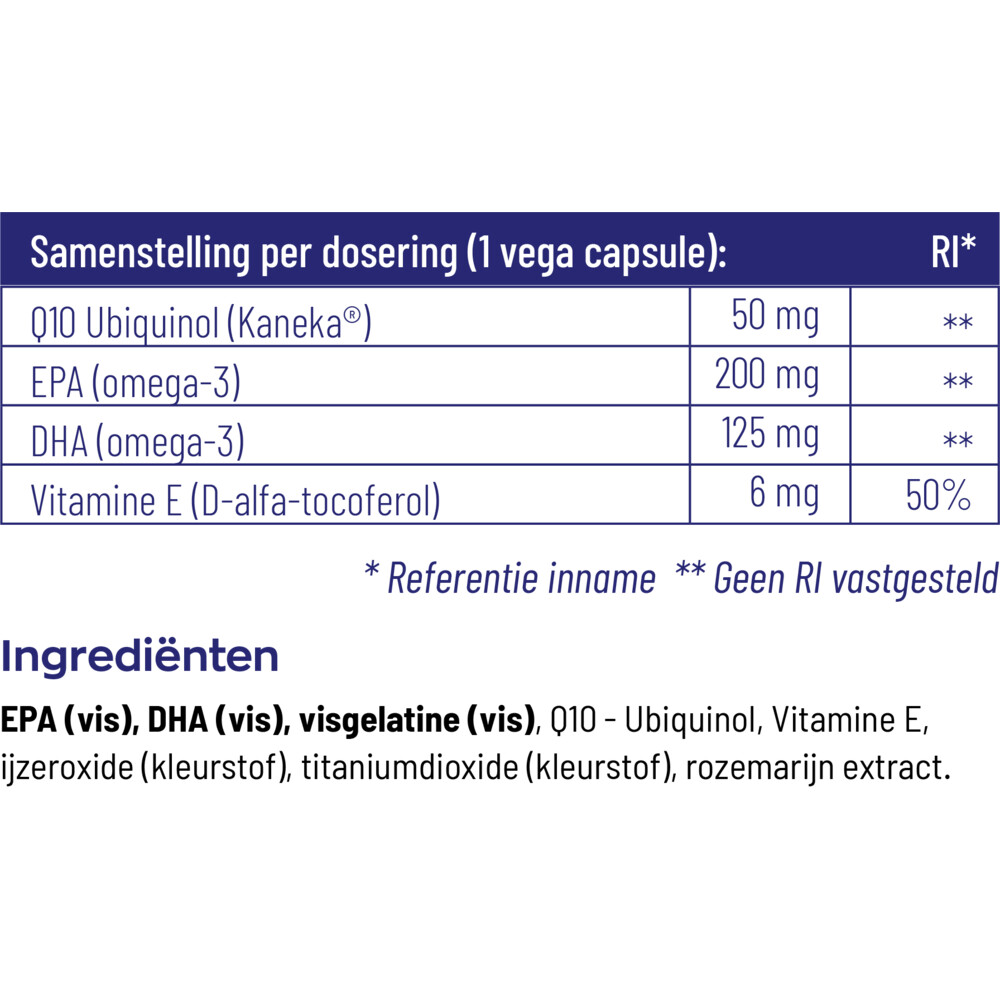 Vitakruid Q10 Ubiquinol & Omega3 60 capsules
