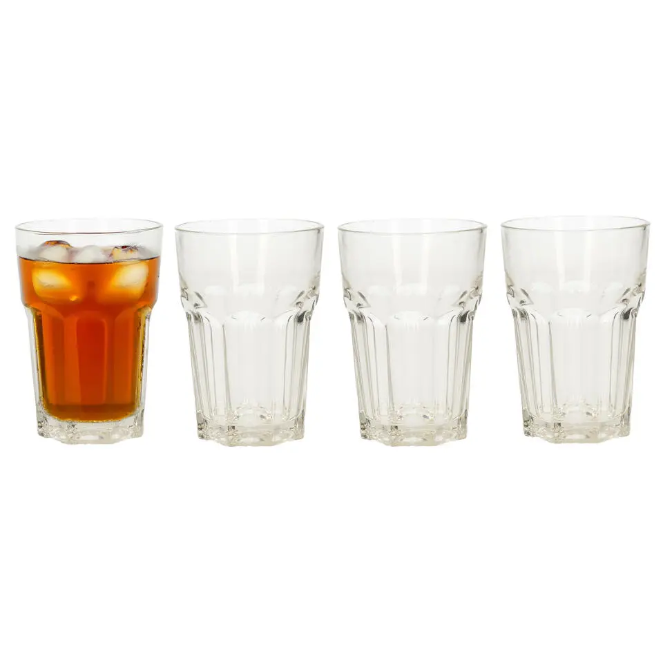 Excellent Houseware Drinkglazen set - 4x - 360ml - water glazen