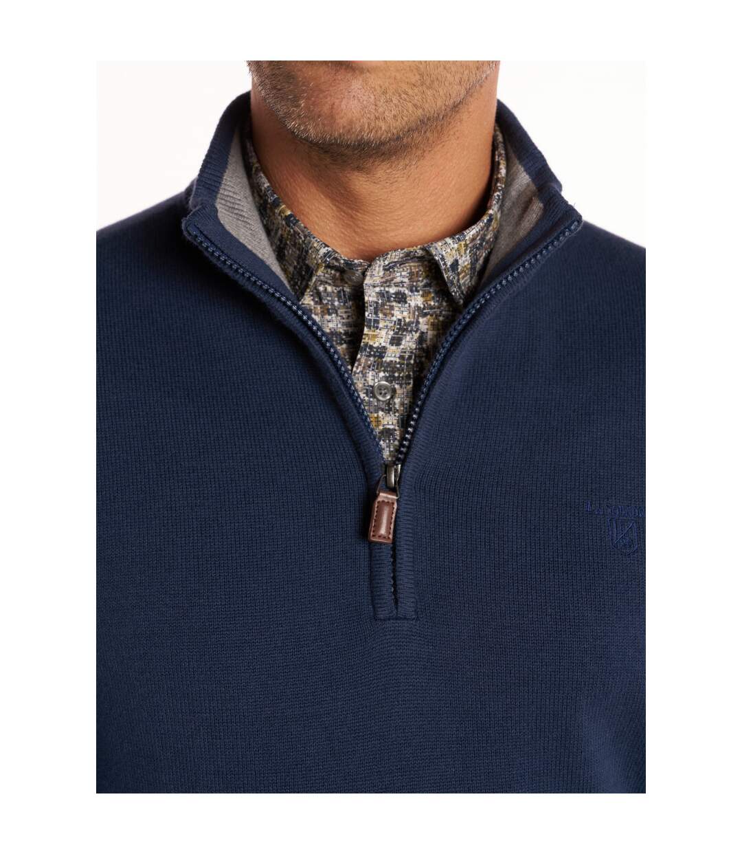 Pull col ch zip uni