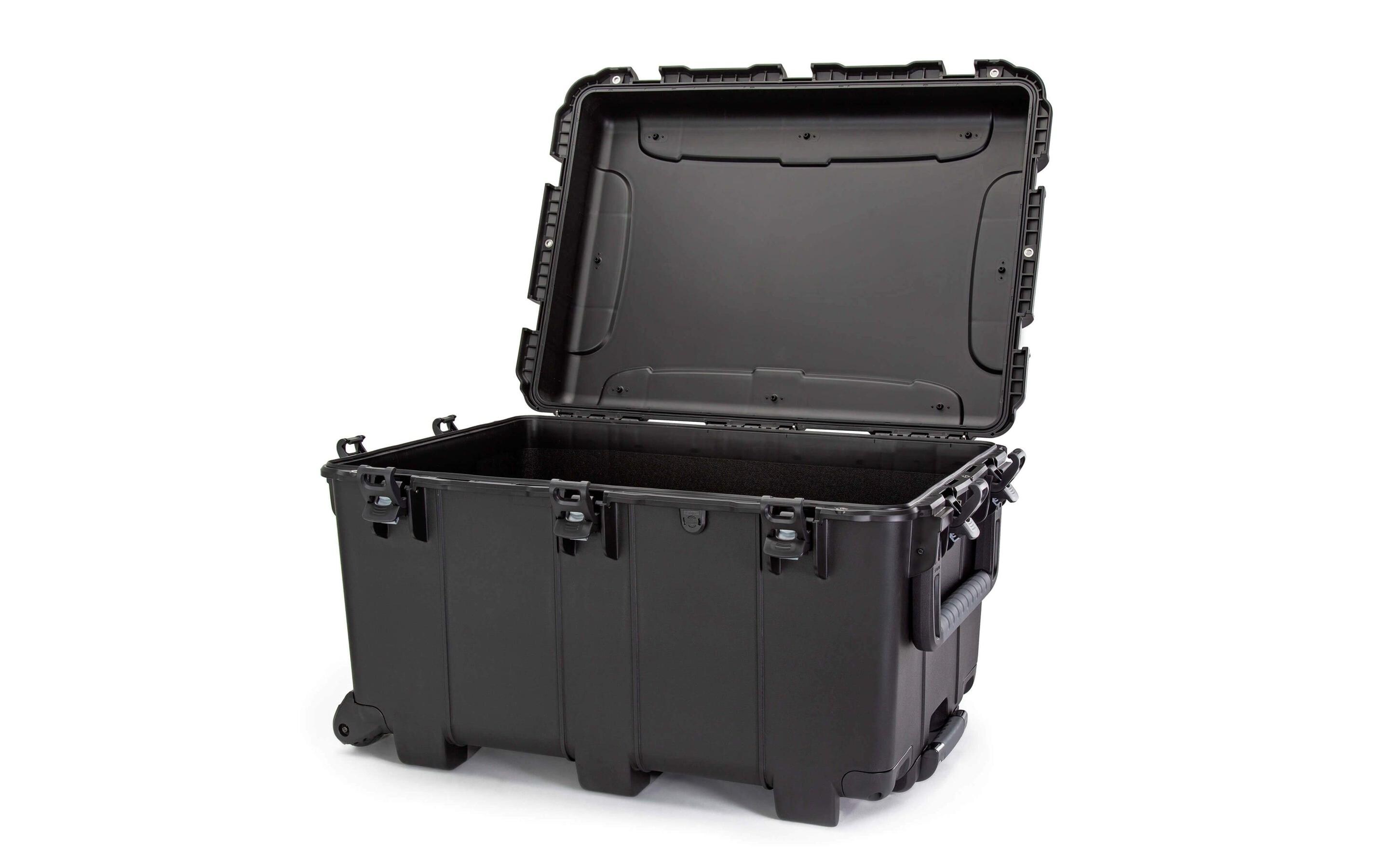 Kunststoffkoffer 975 - mit Schaum Schwarz<br>Leichter, wasserdichter und robuster Hartschalenkoffer