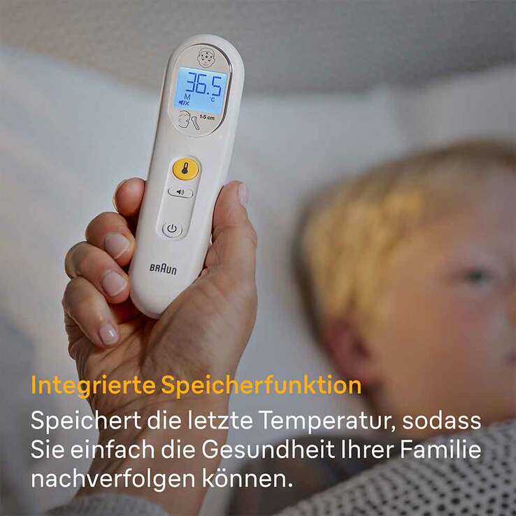 Braun Sensian 3 kontaktloses Thermometer, 1 St