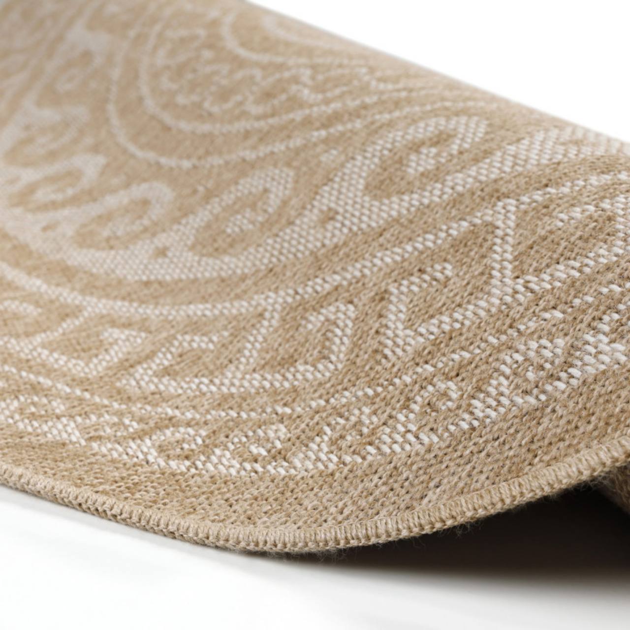 In & Outdoor Teppich Wetterfest, Balkon Wasserfest, Waschbarer Outdoorteppich