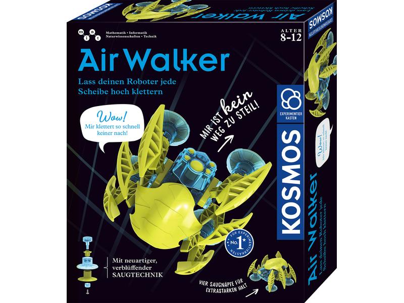 Kosmos Experimentierkasten Air Walker Neuartige Saugnapftechnik sorgt für extra starken Halt