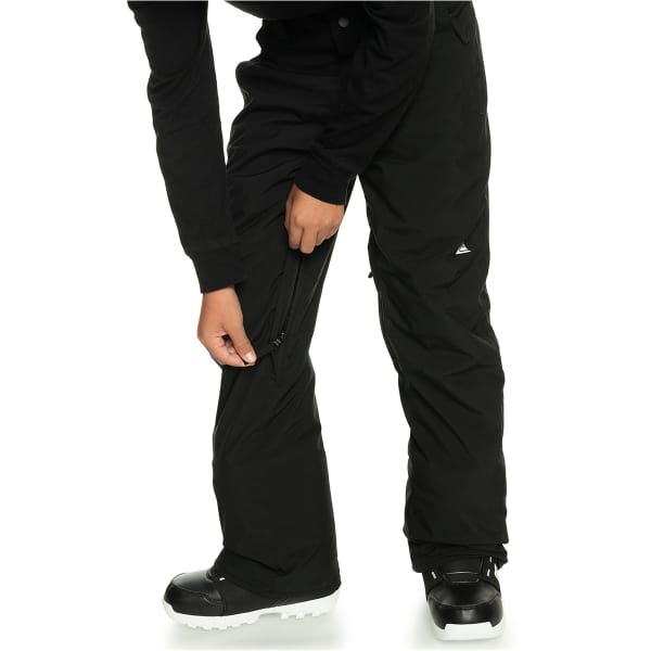Pantalon de ski QUIKSILVER ESTATE YTH PT TRUE BLACK