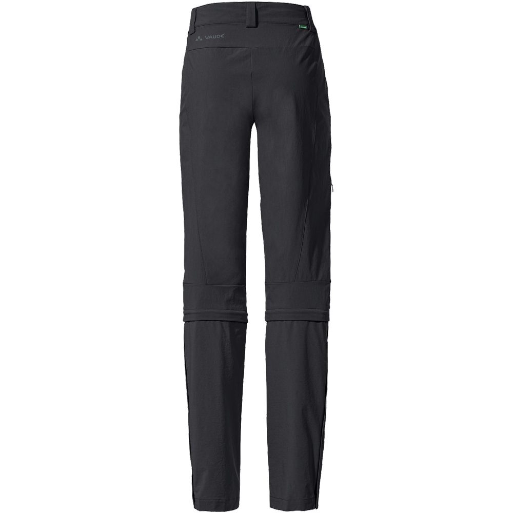 VAUDE Farley Stretch Capri T-Zip Trekkinghose Damen schwarz