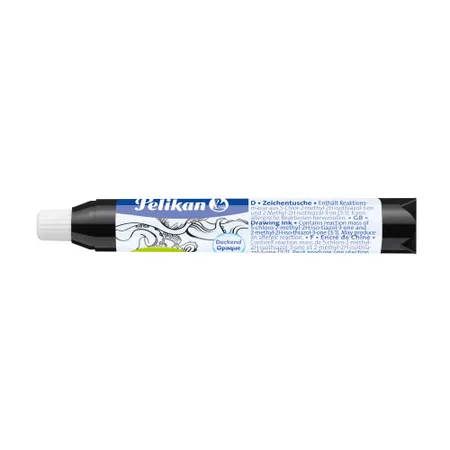 Pelikan Zeichentusche Patrone, Schwarz, 9 ml