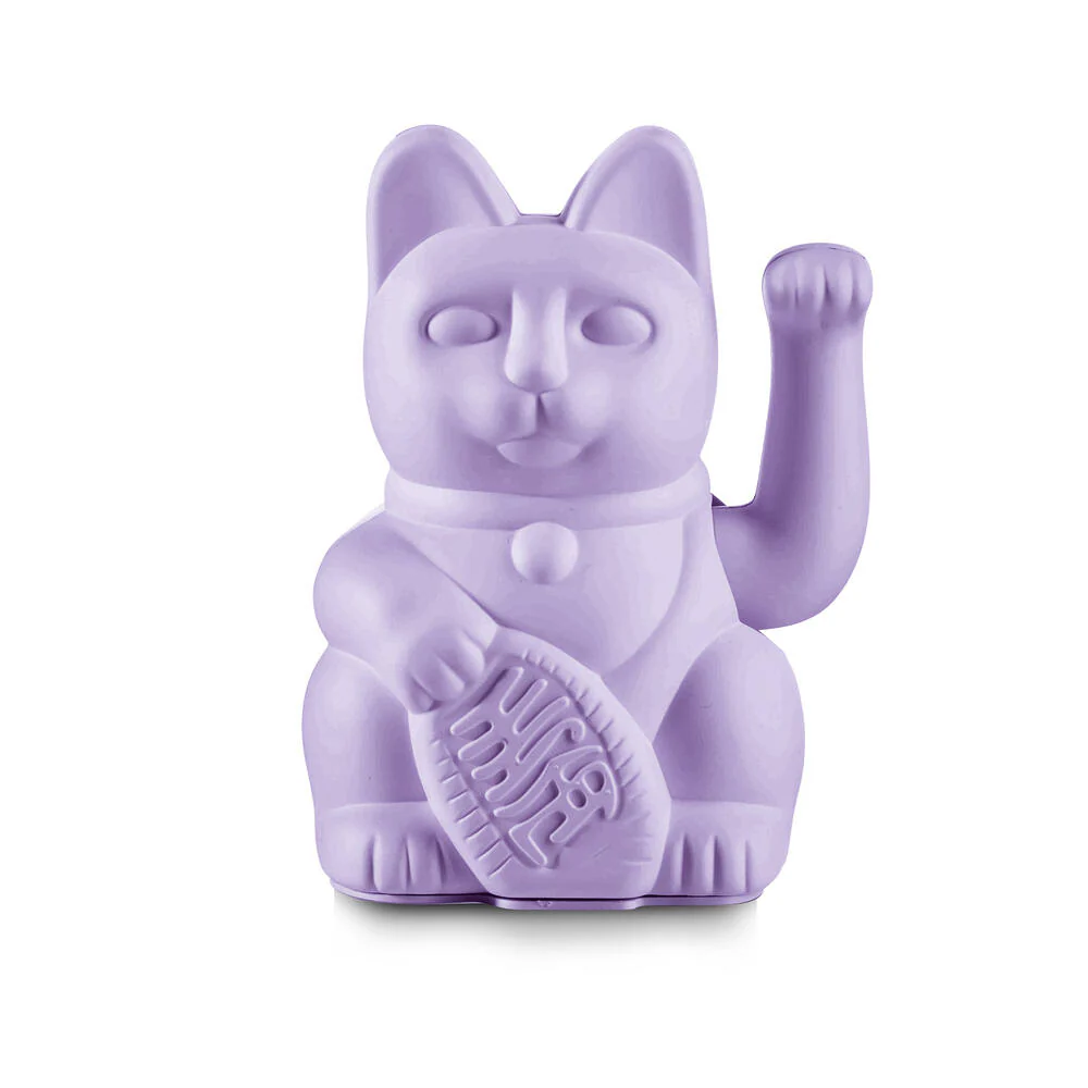 Donkey  Maneki-Neko kat - lilla