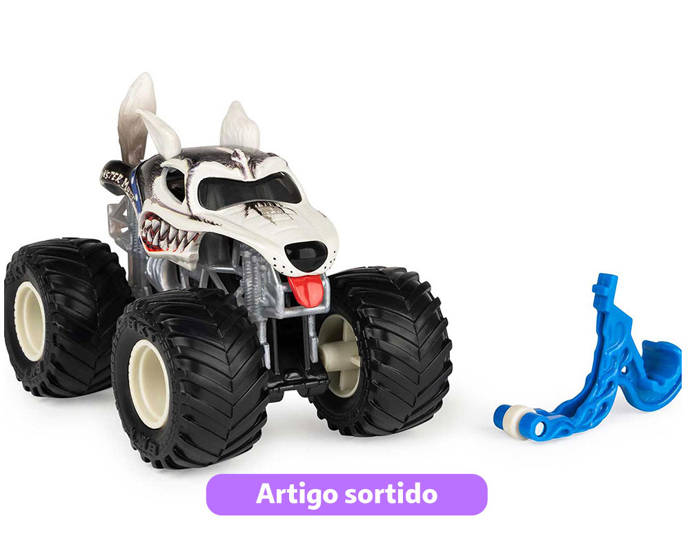 VEÍCULOS 1:64 MONSTER JAM MODELOS SORTIDOS