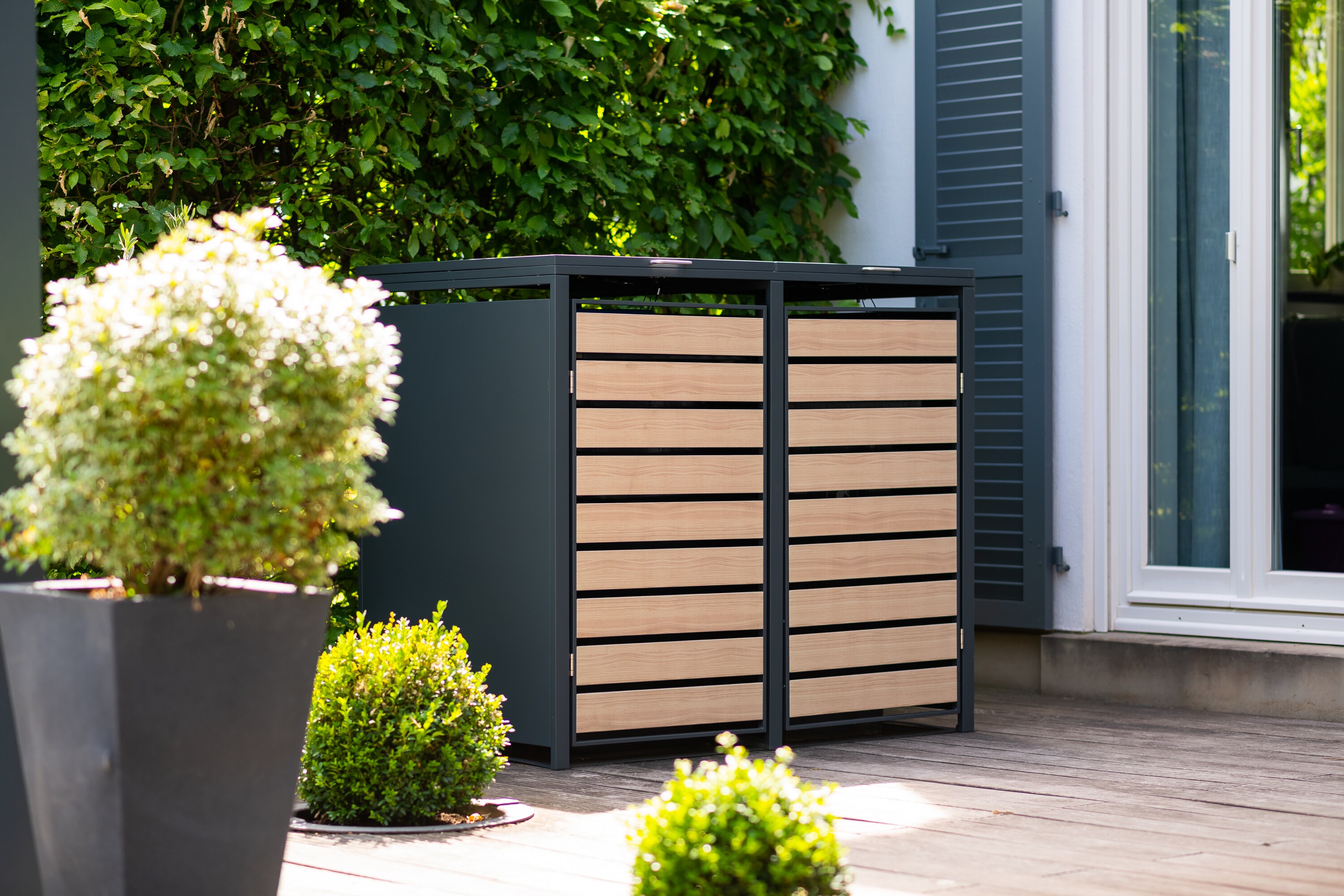 Westmann Mülltonnenbox, Gerätebox 2-fach 240 L