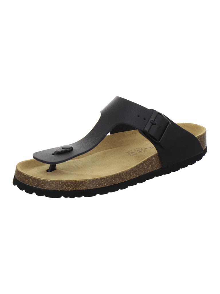Sandalen Herren Leder schwarz