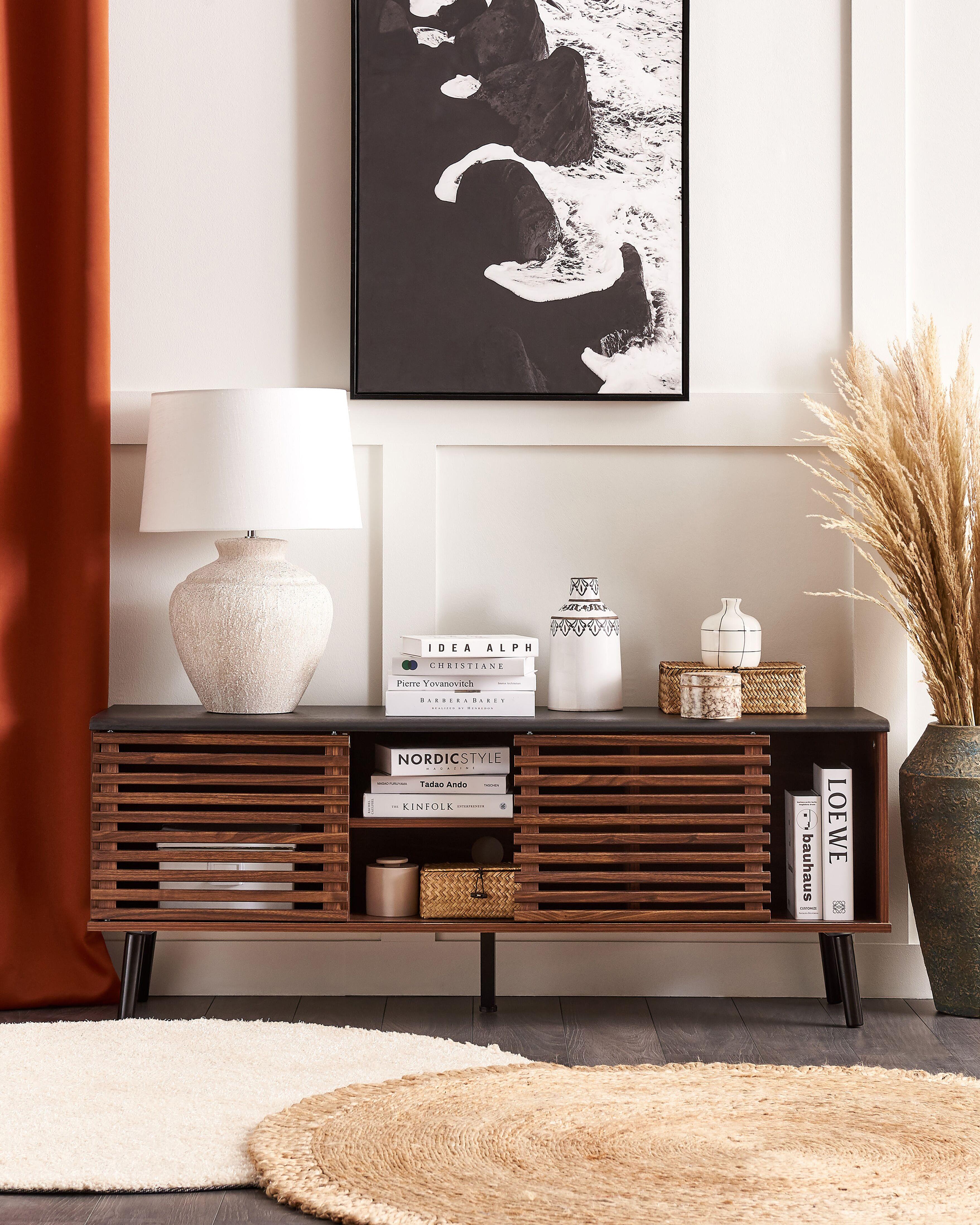 Vloerkleed ERENCE Beige ø 140 cm