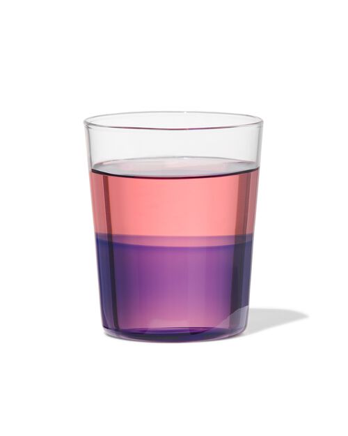 verre à eau 320ml vaisselle dépareillée verre avec bleu