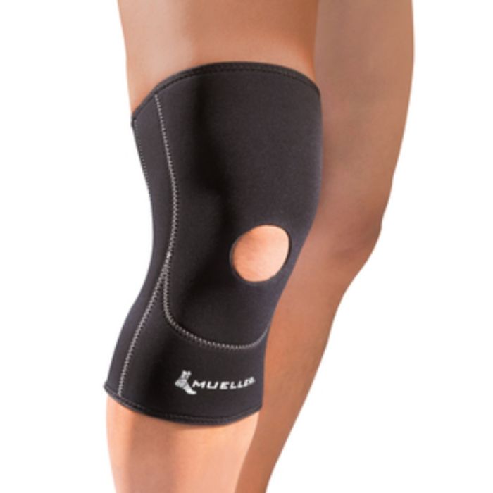 Sports Pharma Unisex Sportspleje Knee Support w/Open Patella Sort