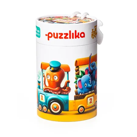 Cubika Puzzle «Zug mit Tieren» 20 Teile