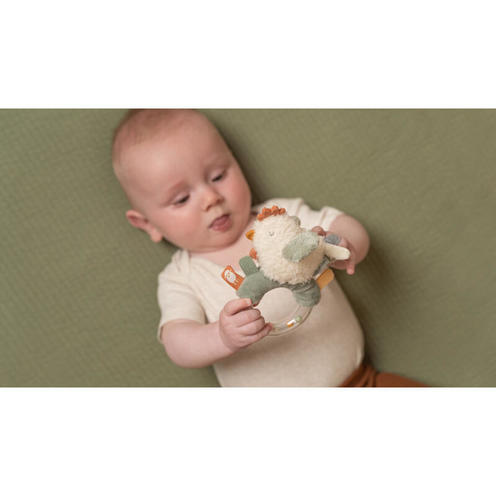 Anneau hochet poule - Little Farm - LITTLE DUTCH