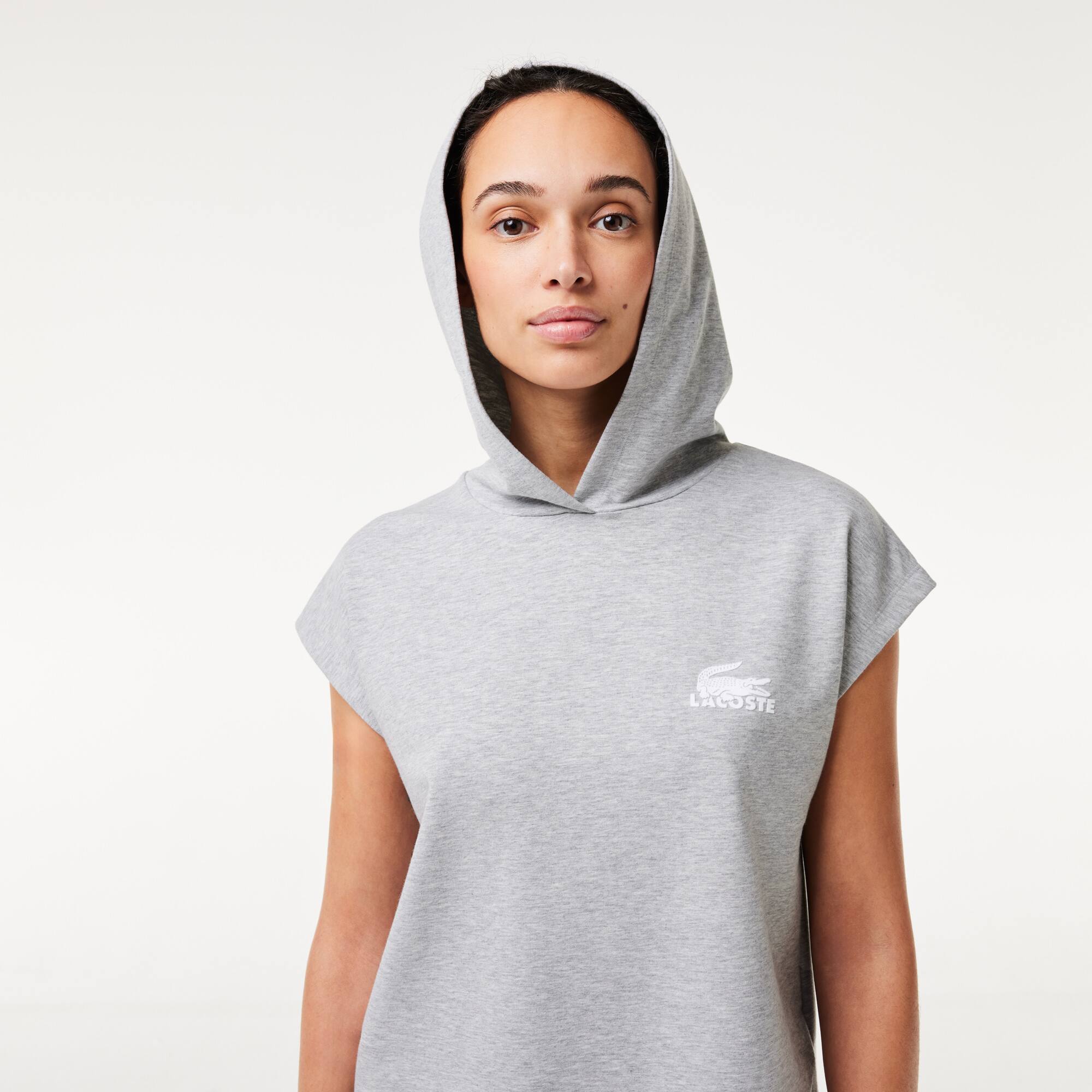 Sweatshirt d'intérieur sans manche à capuche Vêtements d’intérieur & de nuit - Gris - Lacoste - Femme