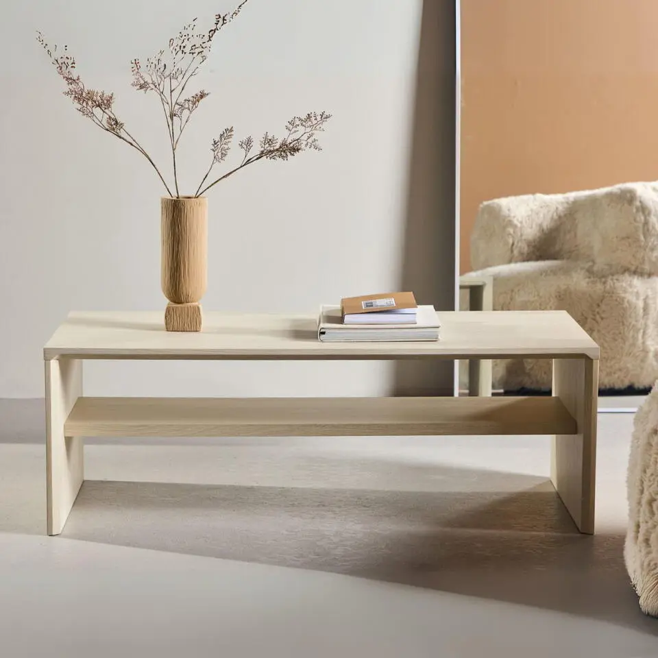 Salontafel Naturel - 110x50x38cm - Telemarket