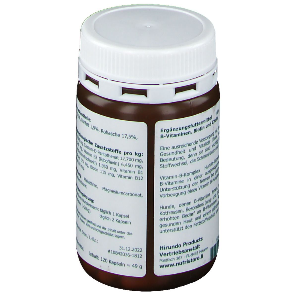 The Nutri Store Vitamin-B-Komplex Hunde-Kapseln