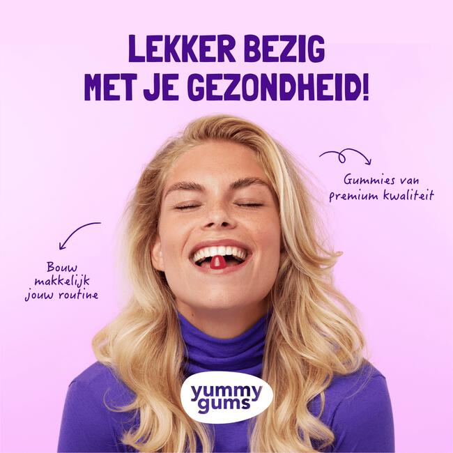 Yummygums Kids Suikervrij 60 stuks