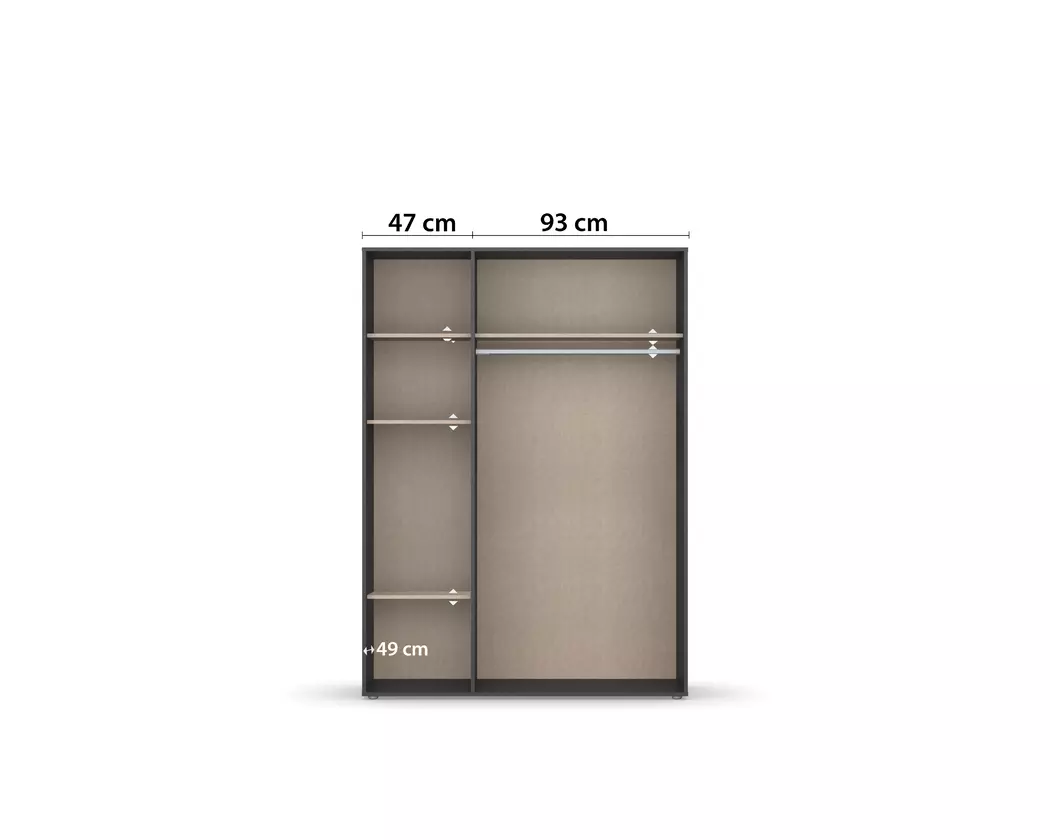 Kleiderschrank Voyager 140 x 194 cm