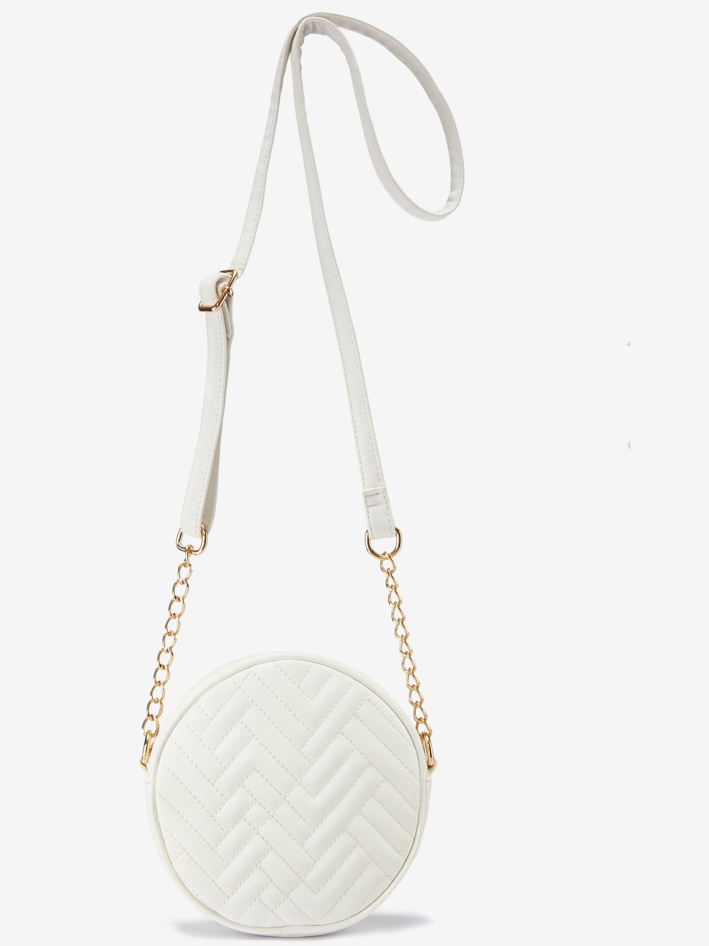 Sac en bandoulière mini-sac avec détails chaînes couleur or au niveau de l'anse