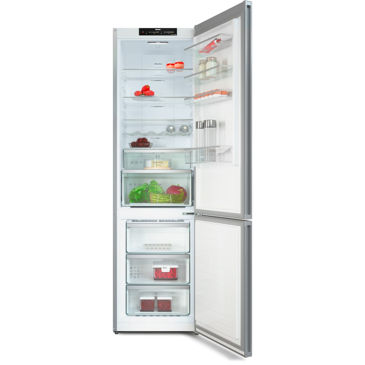 Miele kombiskap KFN4394ED (sølv)