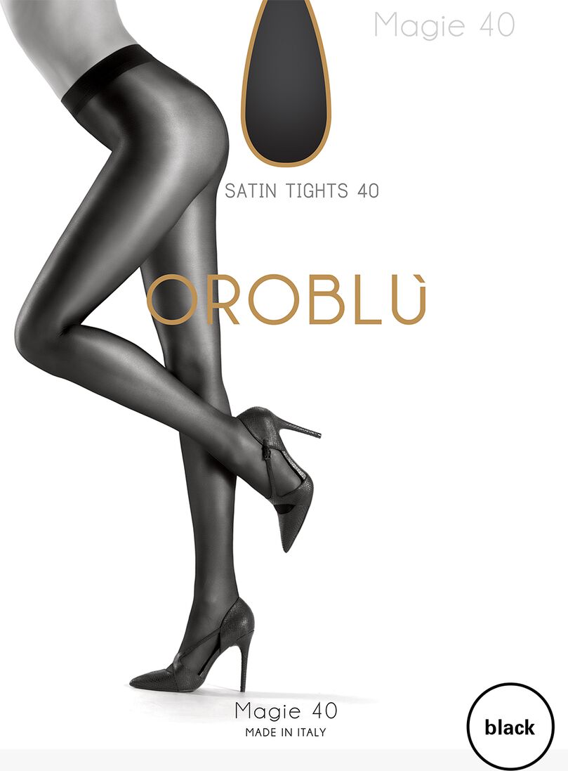 zwarte oroblu panty's magie 40