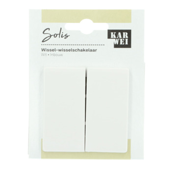 KARWEI Solis wissel-wisselschakelaar wit