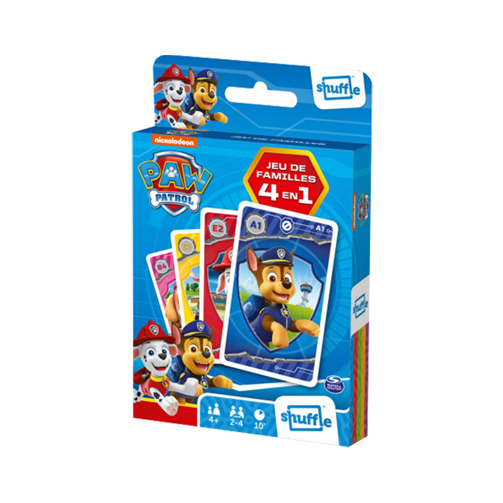 Jeu de Familles 4 en 1 - Pat'Patrouille