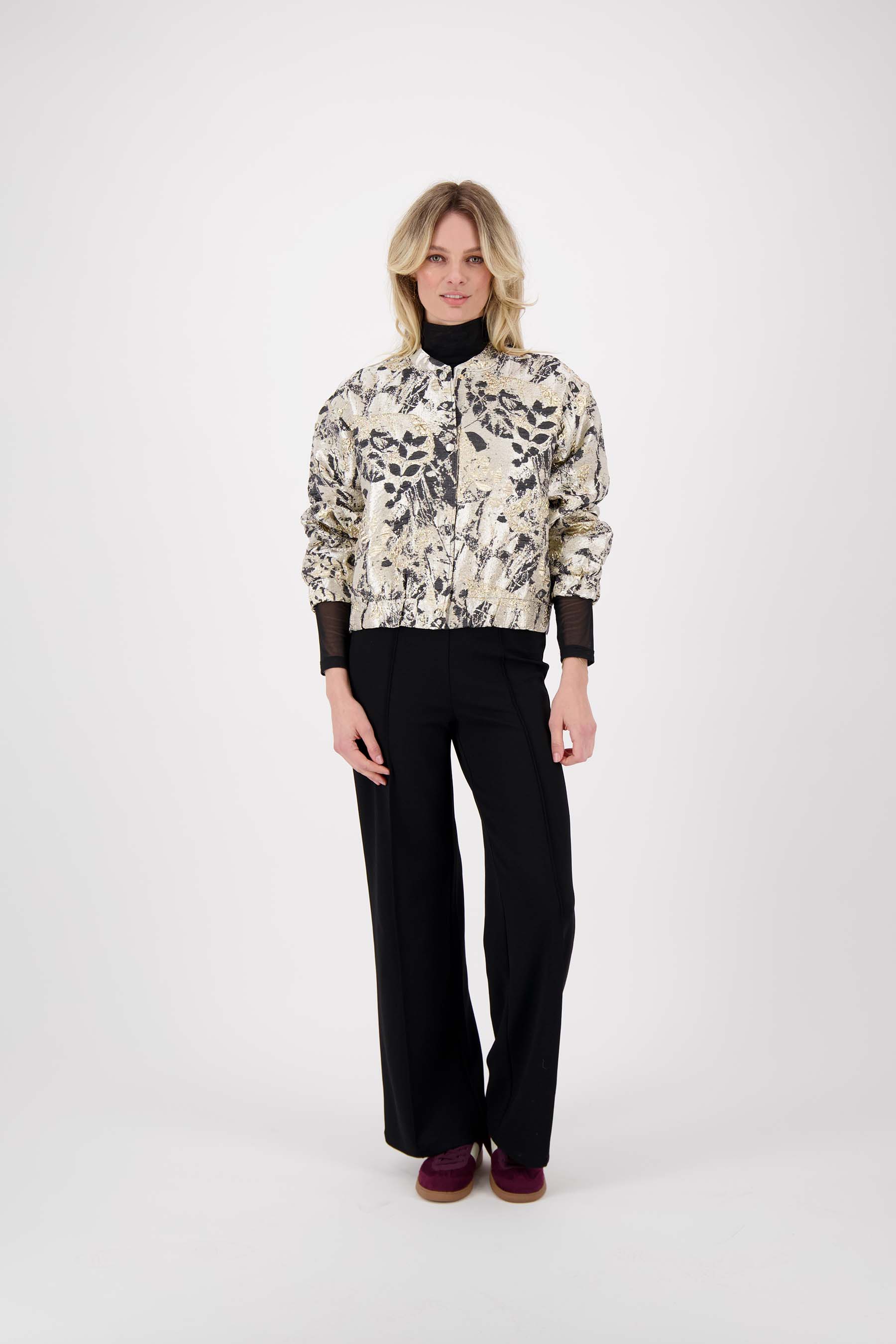 jacquard glans jasje