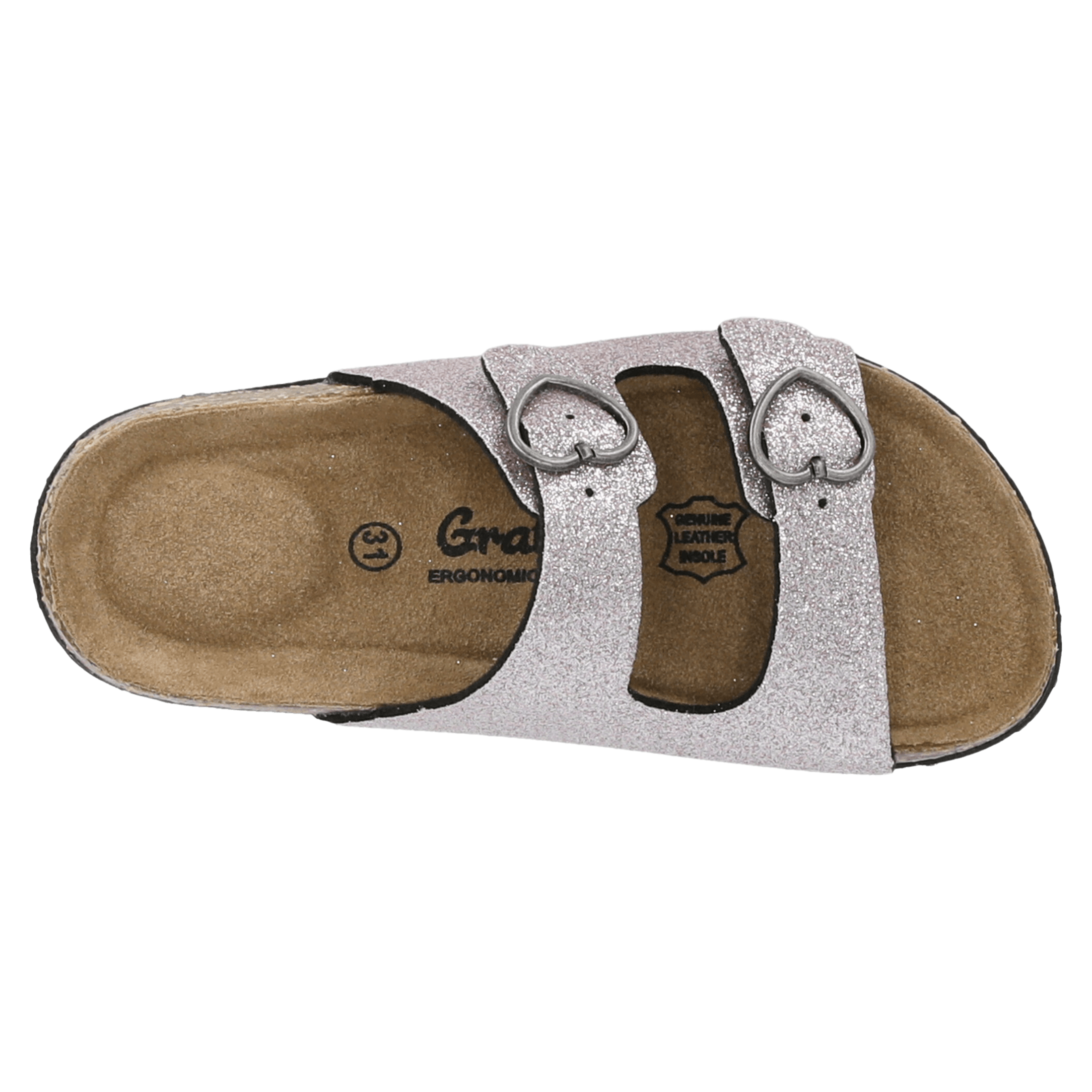 Graffiti Messina Cork Size 30-35 - Tøfler og slippers