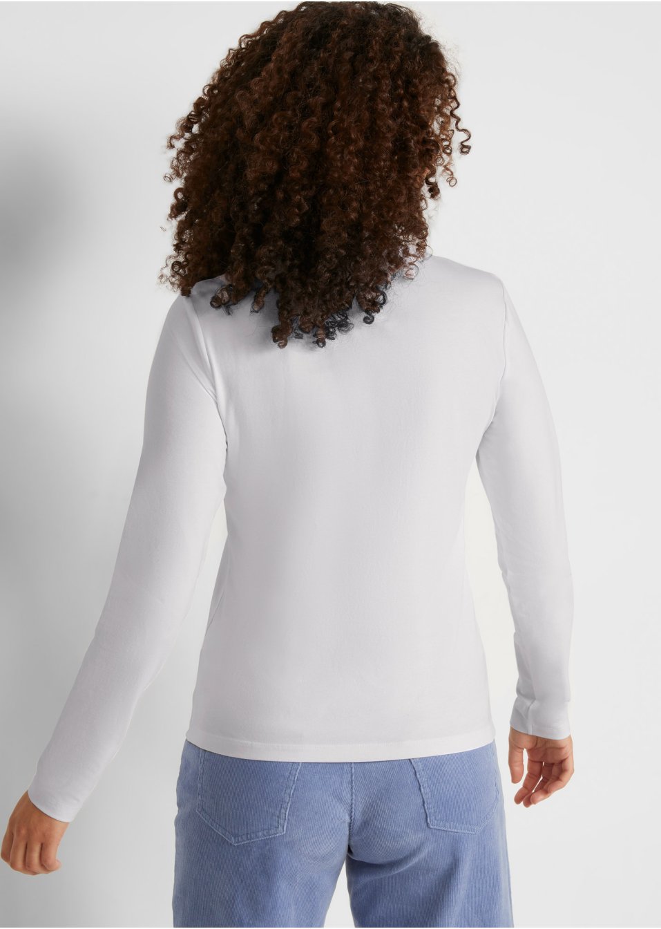 Lot de 2 T-shirts manches longues col haut