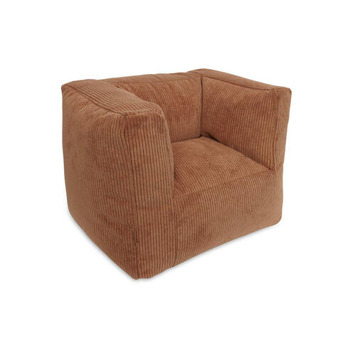 Fauteuil pouf pour enfant Corduroy - Caramel - JOLLEIN