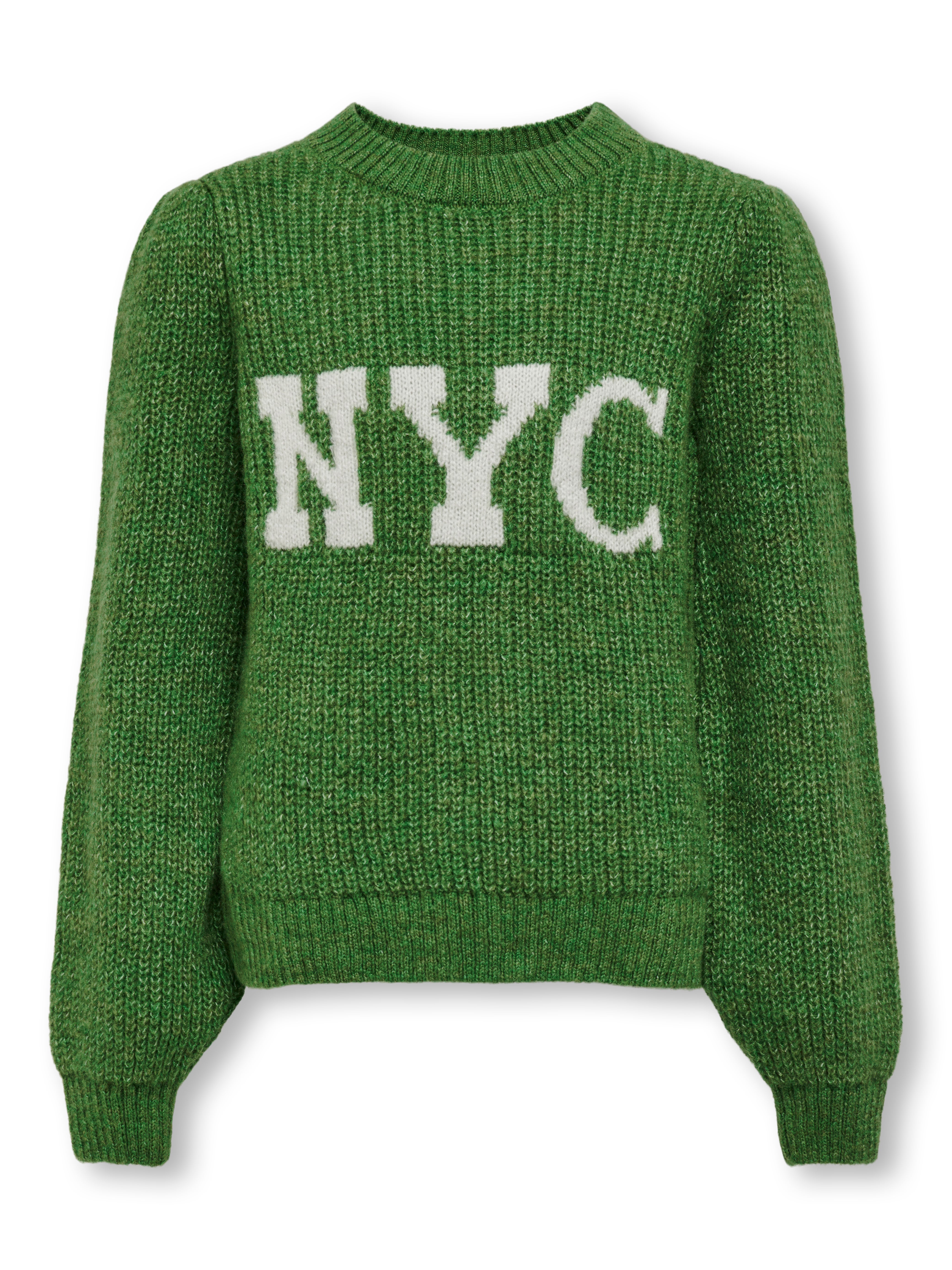 KOGMANHATTAN Strickpullover Medium Green
