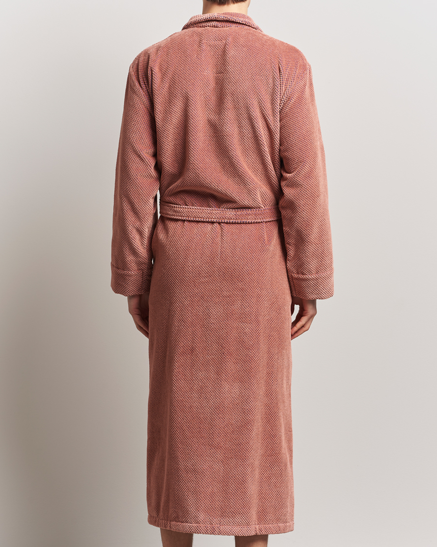 OAS Velour Long Robe Roza