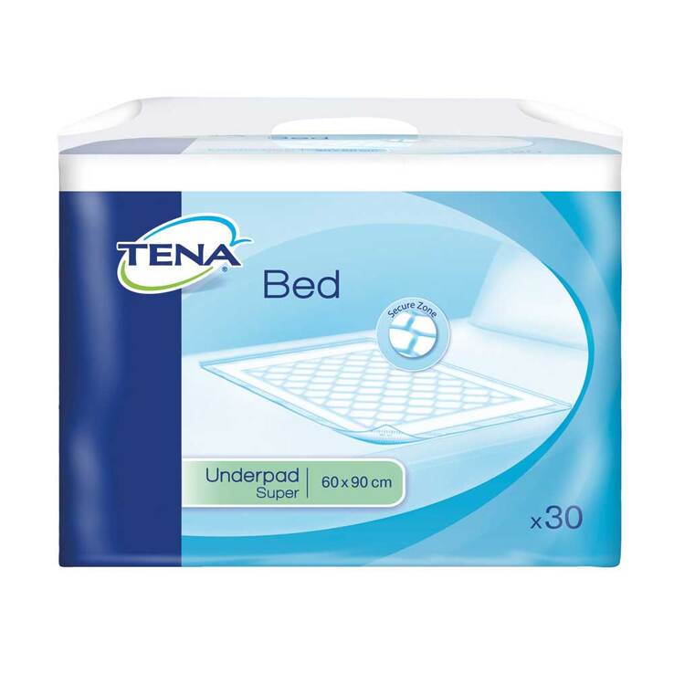Tena Bed Super 60x90cm, 2X30 St