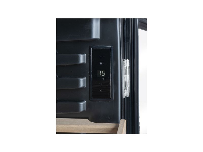 Kibernetik Weinkühlschrank WKH49S Rechts, Schwarz Weinklimaschrank