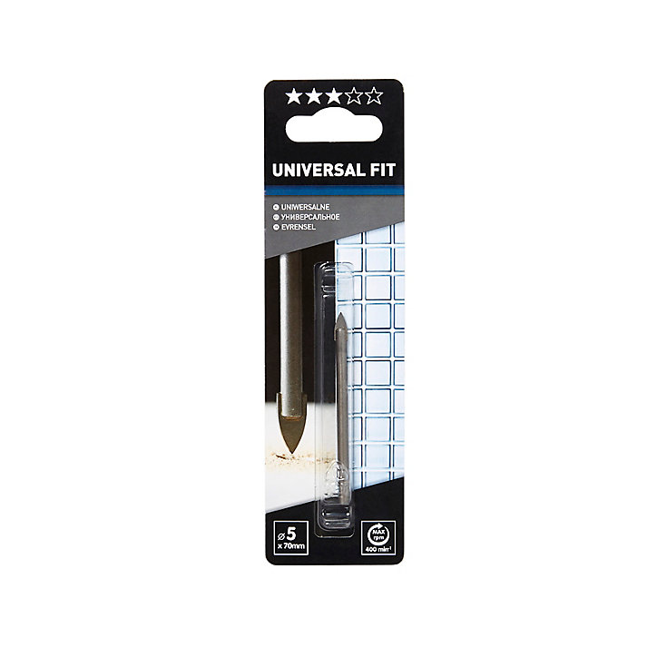 Foret pour carrelage et verre 5 mm
